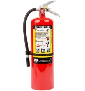 10 lb BADGER Advantage ABC Fire Extinguisher w/ Wall Bracket - ULC Rating : 4-A:60-B:C - TAGGED