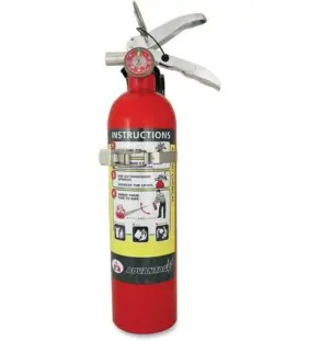 2.5 lb BADGER Advantage ABC Fire Extinguisher w/ Vehicle Bracket - ULC Rating : 1-A:10-B:C - TAGGED