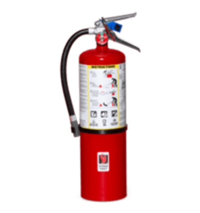 10 lb STRIKE FIRST ABC Fire Extinguisher w/ Wall Bracket - ULC Rating : 6-A:80-B:C - TAGGED